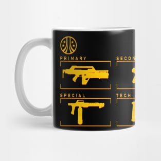 USCM Loadout - amber CRT Mug